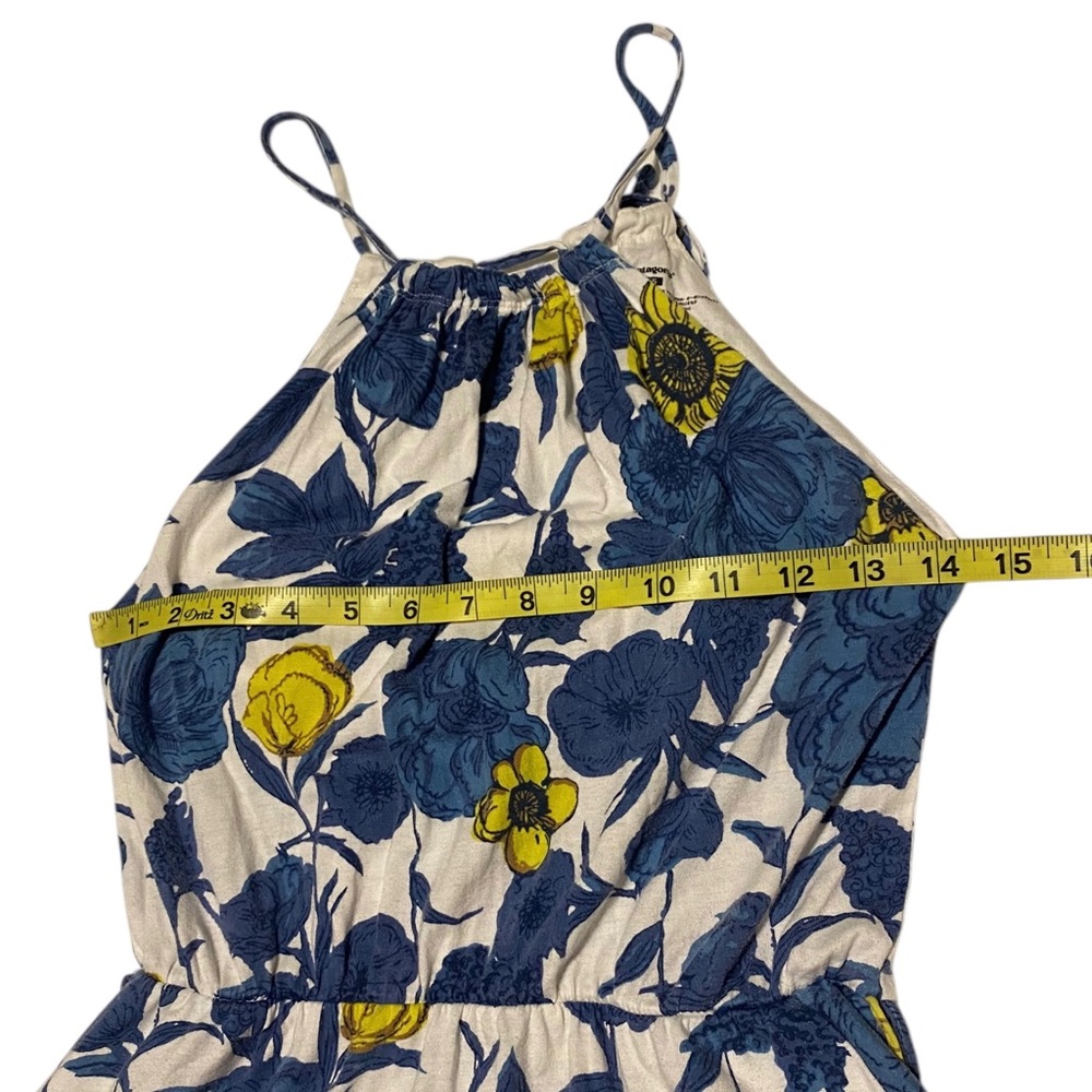 Patagonia Dress Womens Small Floral Sleeveless Midi Organic Cotton Asymmetrical - Picture 4 of 16